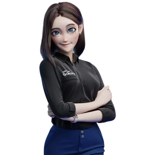 🤩 Стикер «Samsung Girl» для Telegram