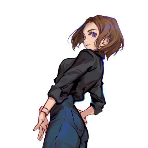 🍑 Стикер «Samsung Girl» для Telegram