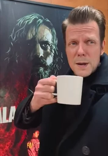 ☕️ Стикер «Sam Coffee Lake» для Telegram