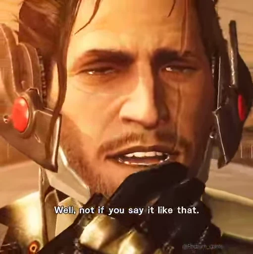 🗡 Стикер «Metal Gear Rising Jetstream Sam» для Telegram