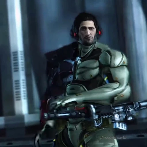 🗡 Стикер «Metal Gear Rising Jetstream Sam» для Telegram