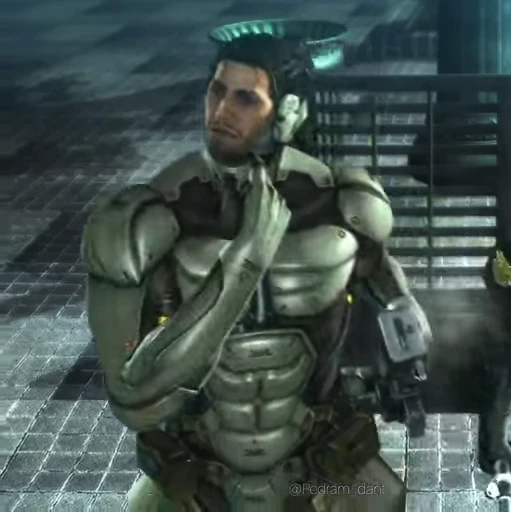 🗡 Стикер «Metal Gear Rising Jetstream Sam» для Telegram