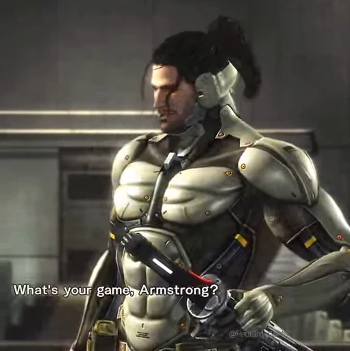 🗡 Стикер «Metal Gear Rising Jetstream Sam» для Telegram