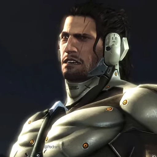 🗡 Стикер «Metal Gear Rising Jetstream Sam» для Telegram