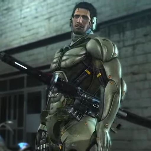 🗡 Стикер «Metal Gear Rising Jetstream Sam» для Telegram