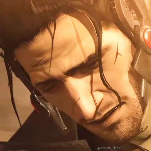 🗡 Стикер «Metal Gear Rising Jetstream Sam» для Telegram