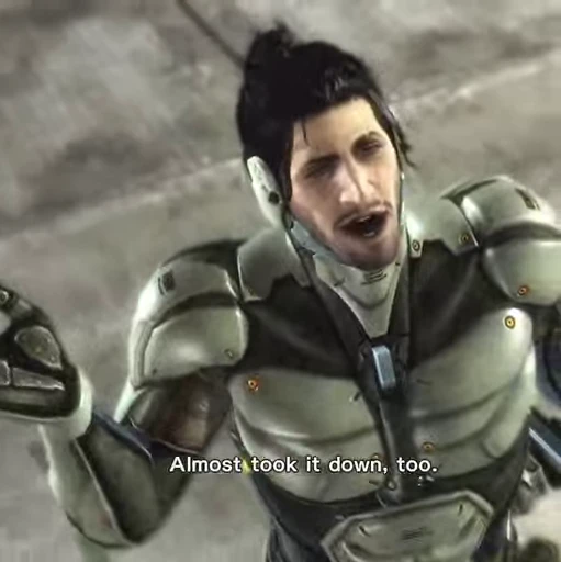 🗡 Стикер «Metal Gear Rising Jetstream Sam» для Telegram