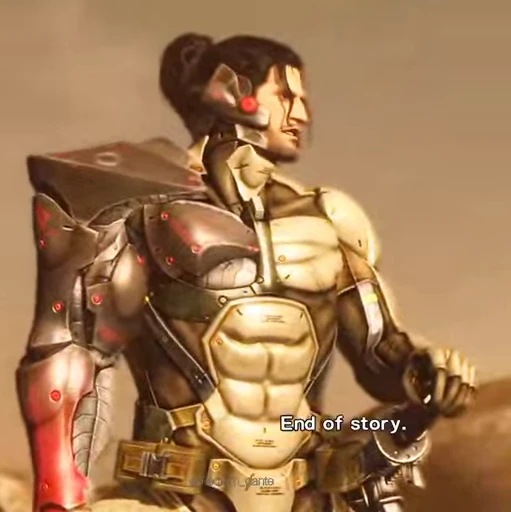 🗡 Стикер «Metal Gear Rising Jetstream Sam» для Telegram
