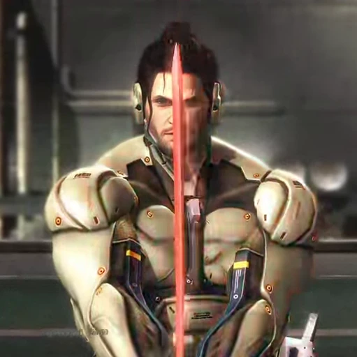 🗡 Стикер «Metal Gear Rising Jetstream Sam» для Telegram