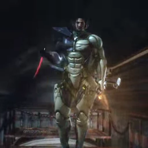 🗡 Стикер «Metal Gear Rising Jetstream Sam» для Telegram