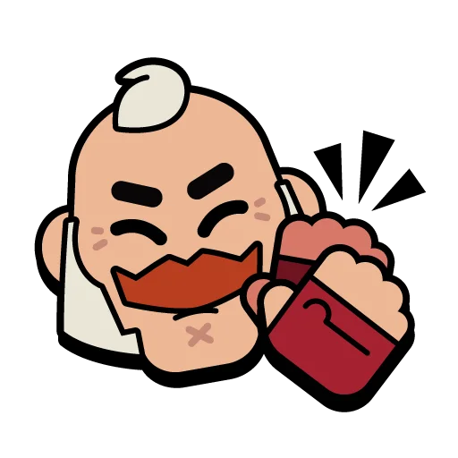👏 Стикер «Sam Pins» для Telegram