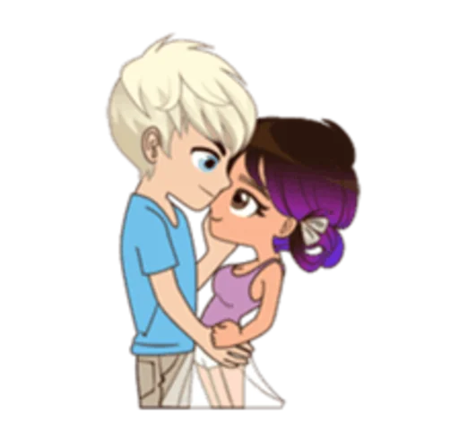 💑 Стикер «Sam and Sally» для Telegram
