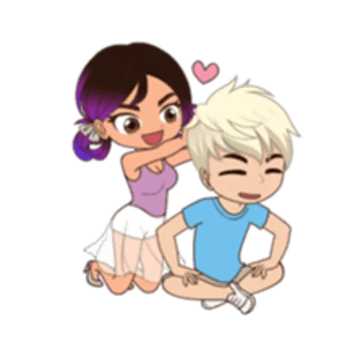 💆‍♂ Стикер «Sam and Sally» для Telegram