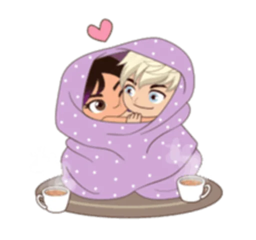 🤗 Стикер «Sam and Sally» для Telegram