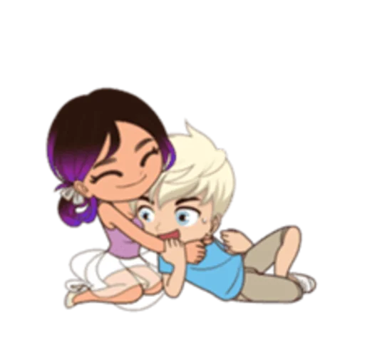 😉 Стикер «Sam and Sally» для Telegram