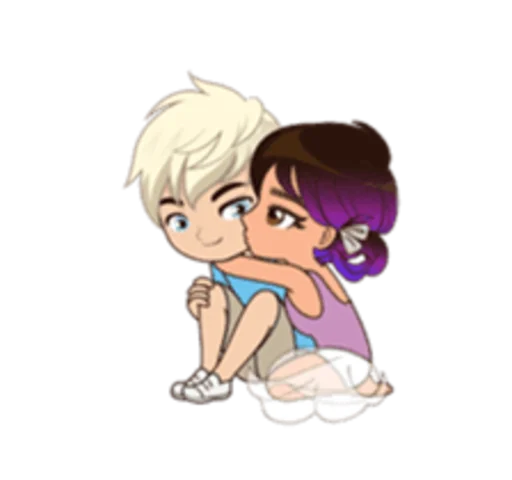 😊 Стикер «Sam and Sally» для Telegram
