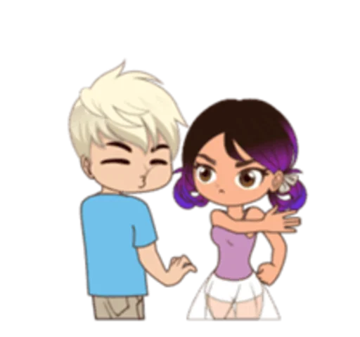 💔 Стикер «Sam and Sally» для Telegram
