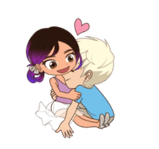 ♥️ Стикер «Sam and Sally» для Telegram