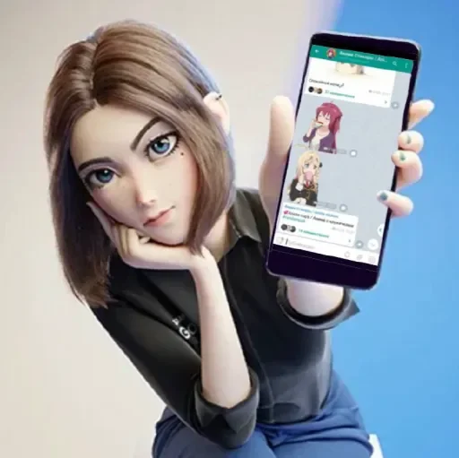 ❤️ Стикер «Samsung assistant» для Telegram