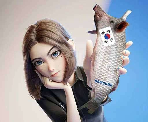 ❤️ Стикер «Samsung assistant» для Telegram