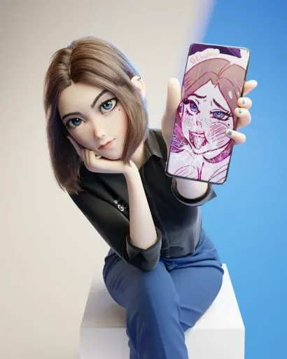 ❤️ Стикер «Samsung assistant» для Telegram