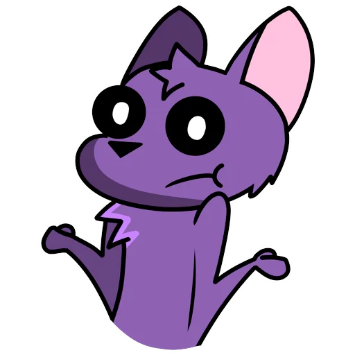 Стикерпак Sam the bat для Telegram