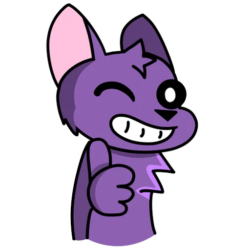👍 Стикер «Sam the bat» для Telegram