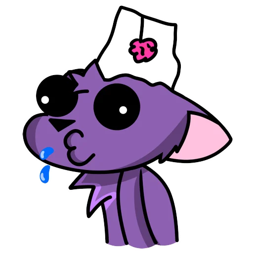 🥴 Стикер «Sam the bat» для Telegram