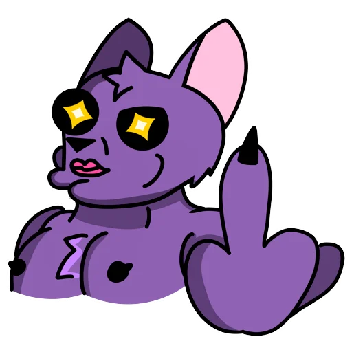 🖕 Стикер «Sam the bat» для Telegram