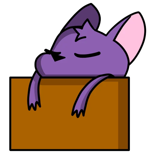 😴 Стикер «Sam the bat» для Telegram