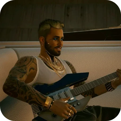 🎸 Стикер «Samurai 2077» для Telegram