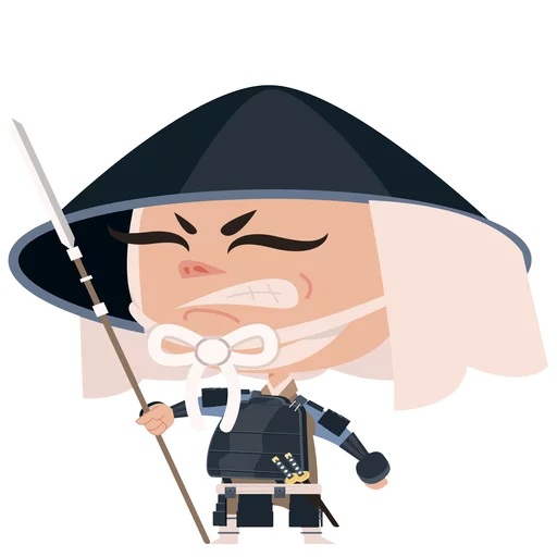 😅 Стикер «Samurai» для Telegram