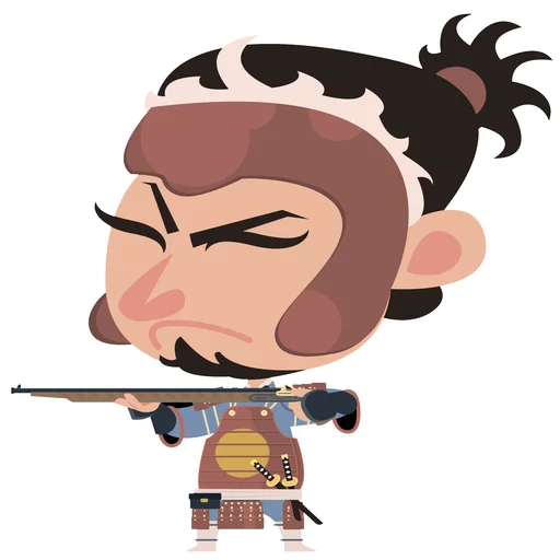 😄 Стикер «Samurai» для Telegram