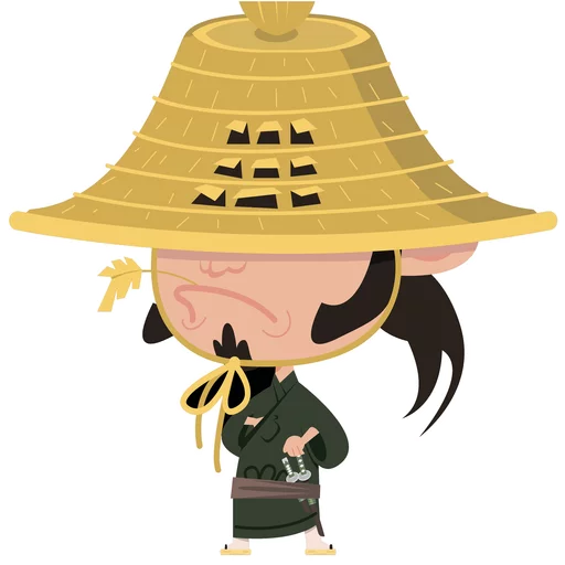 😄 Стикер «Samurai» для Telegram