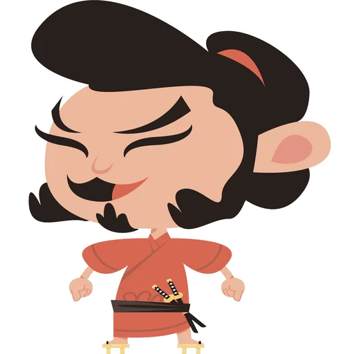 😁 Стикер «Samurai» для Telegram