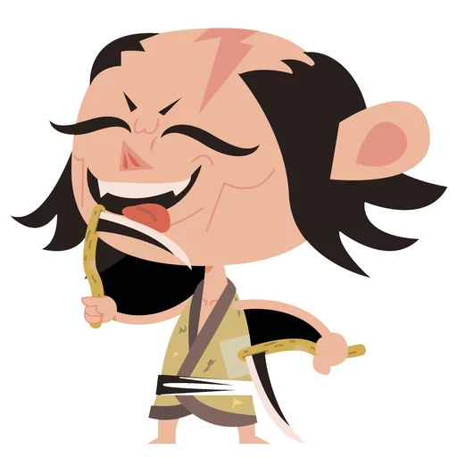 😄 Стикер «Samurai» для Telegram