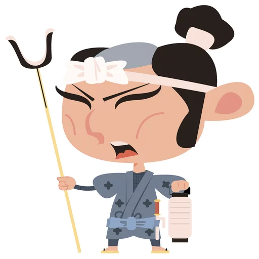😁 Стикер «Samurai» для Telegram