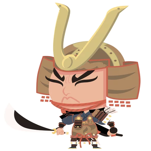 😄 Стикер «Samurai» для Telegram