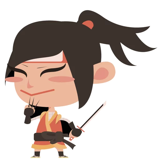 😄 Стикер «Samurai» для Telegram