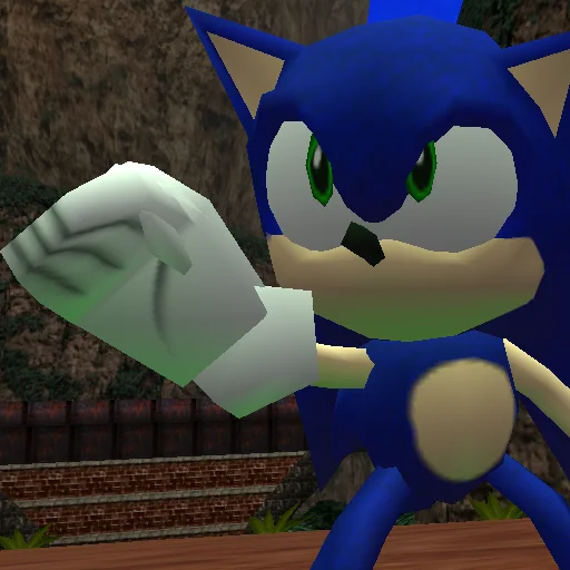 ✋ Стикер «Sonic Adventure & 2 Stickers» для Telegram