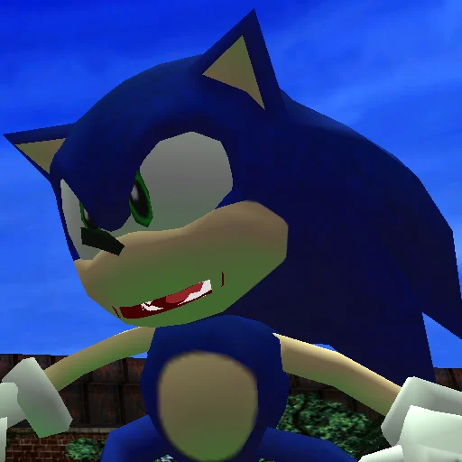 😧 Стикер «Sonic Adventure & 2 Stickers» для Telegram
