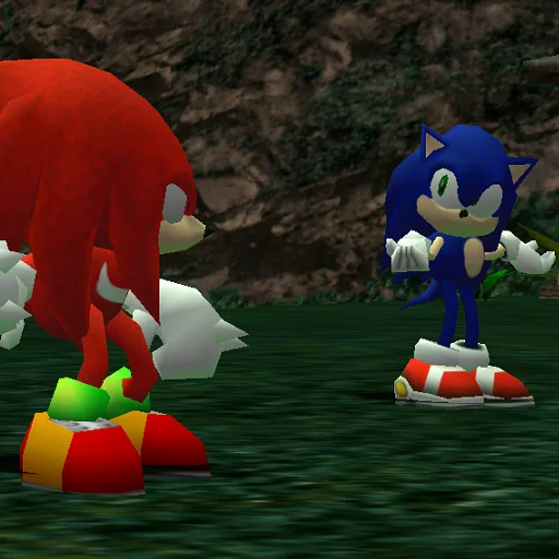 🤷‍♂️ Стикер «Sonic Adventure & 2 Stickers» для Telegram