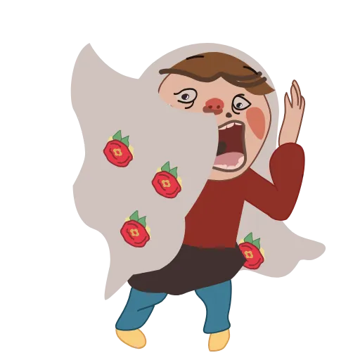 😱 Стикер «Sanam» для Telegram