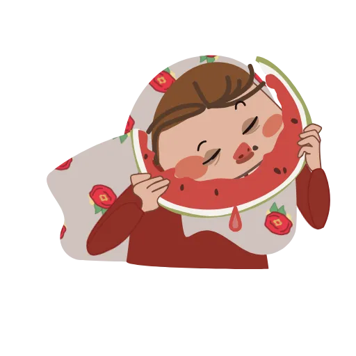 🍉 Стикер «Sanam» для Telegram