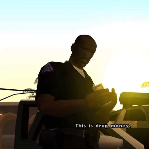Стикерпак GTA San Andreas для Telegram — скачать
