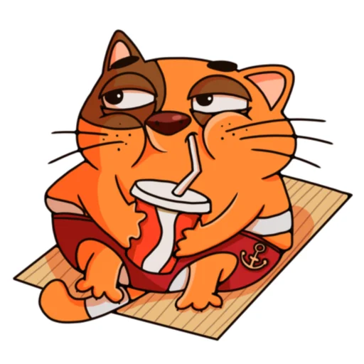 😐 Стикер «Кот Бутерброд Sandwicat» для Telegram