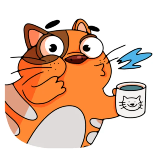 🤪 Стикер «Кот Бутерброд Sandwicat» для Telegram