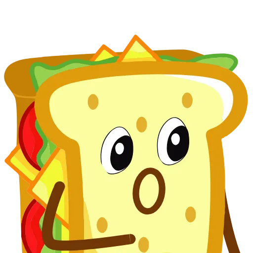 😍 Стикер «SANDWICH сэндвич» для Telegram