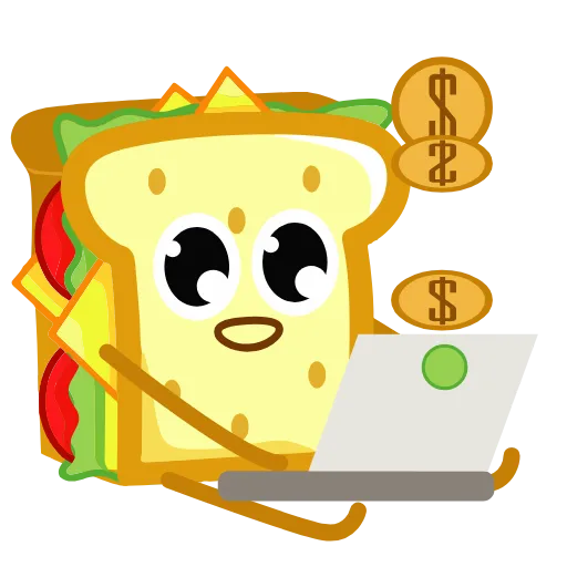 💻 Стикер «SANDWICH сэндвич» для Telegram
