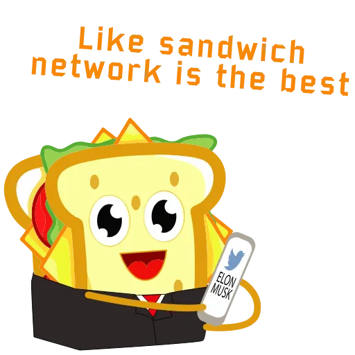 📱 Стикер «SANDWICH сэндвич» для Telegram